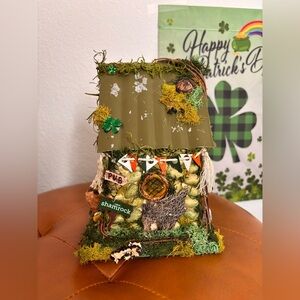 St. Patrick's Shamrock Green Fairy House